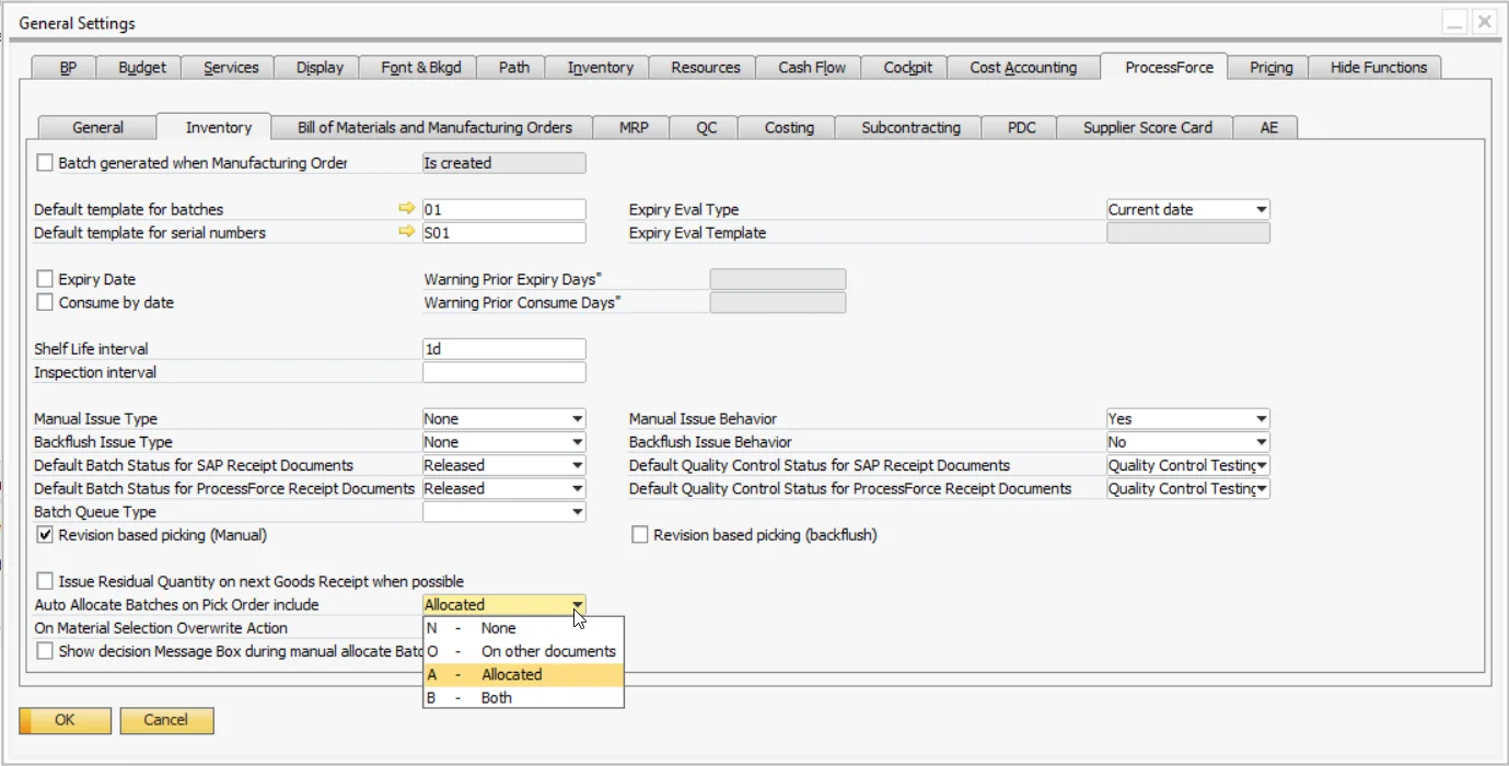 General Settings